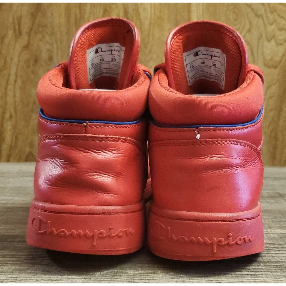 Champion 3 On 3‎ Hi Sneakers Men's Size 12 Red
